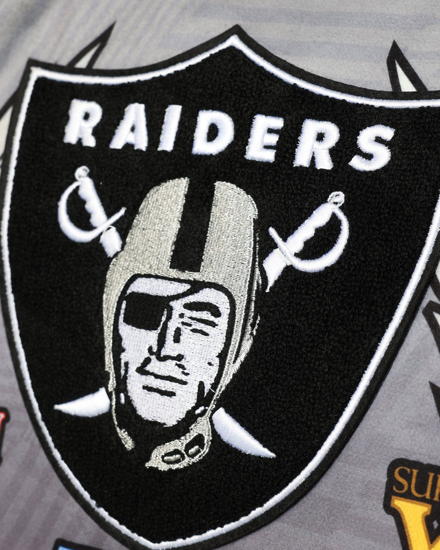 Pro Standard Las Vegas Raiders Remix Varsity Jacket Black sold by Culture Kings product image thumbnail 10