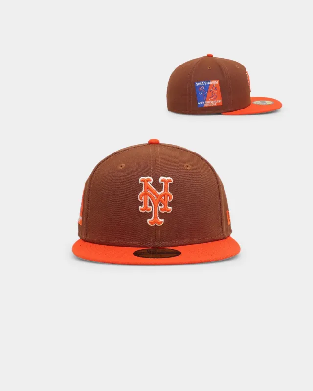 New Era New York Mets 'Harvest' 59FIFTY Fitted Dark Brown sold by Culture Kings