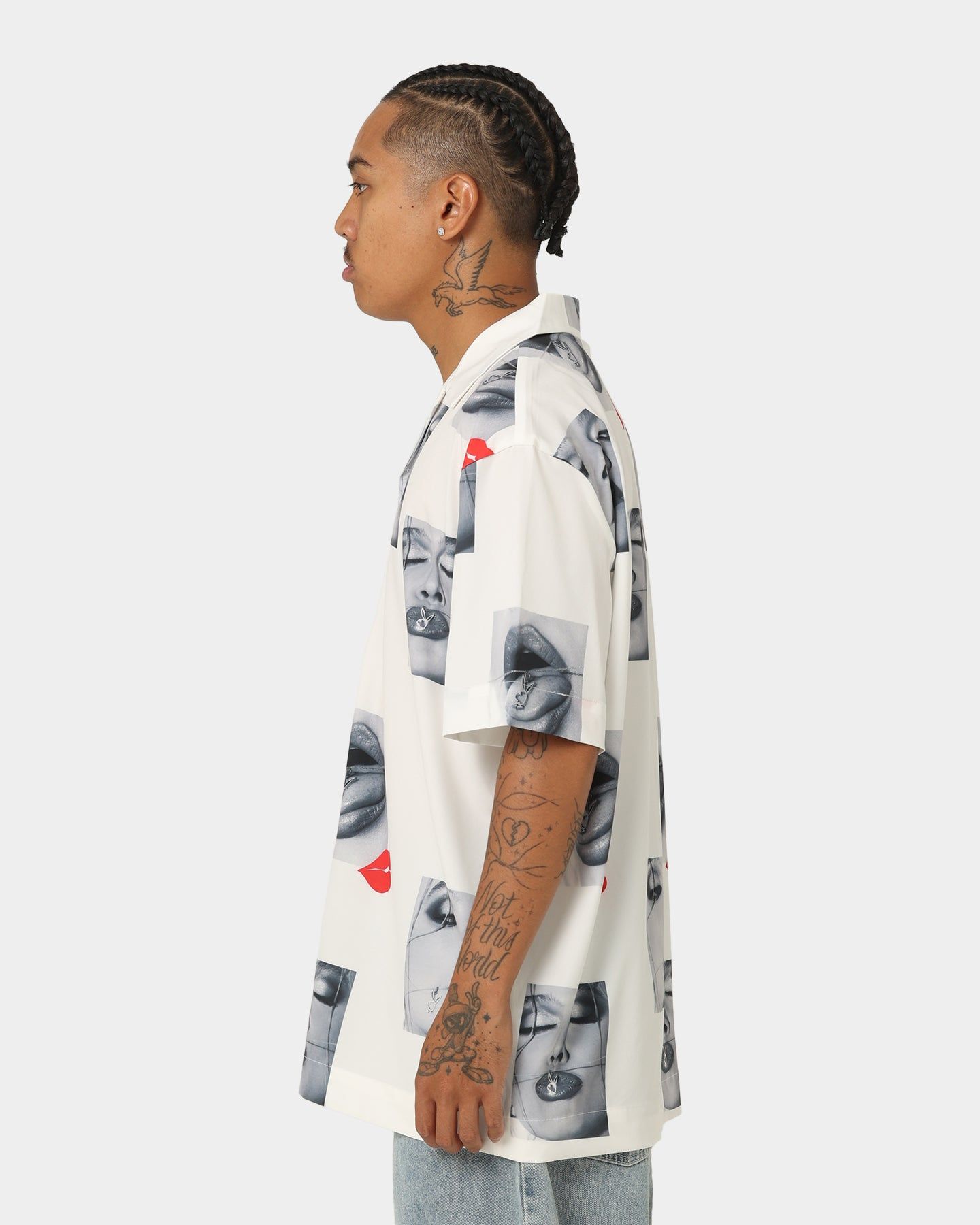 Playboy By CK Smooch Party Shirt White sold by Culture Kings product image thumbnail 6
