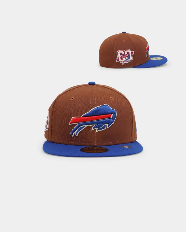 New Era Buffalo Bills 'Harvest' 59FIFTY Fitted Dark Brown sold by Culture Kings
