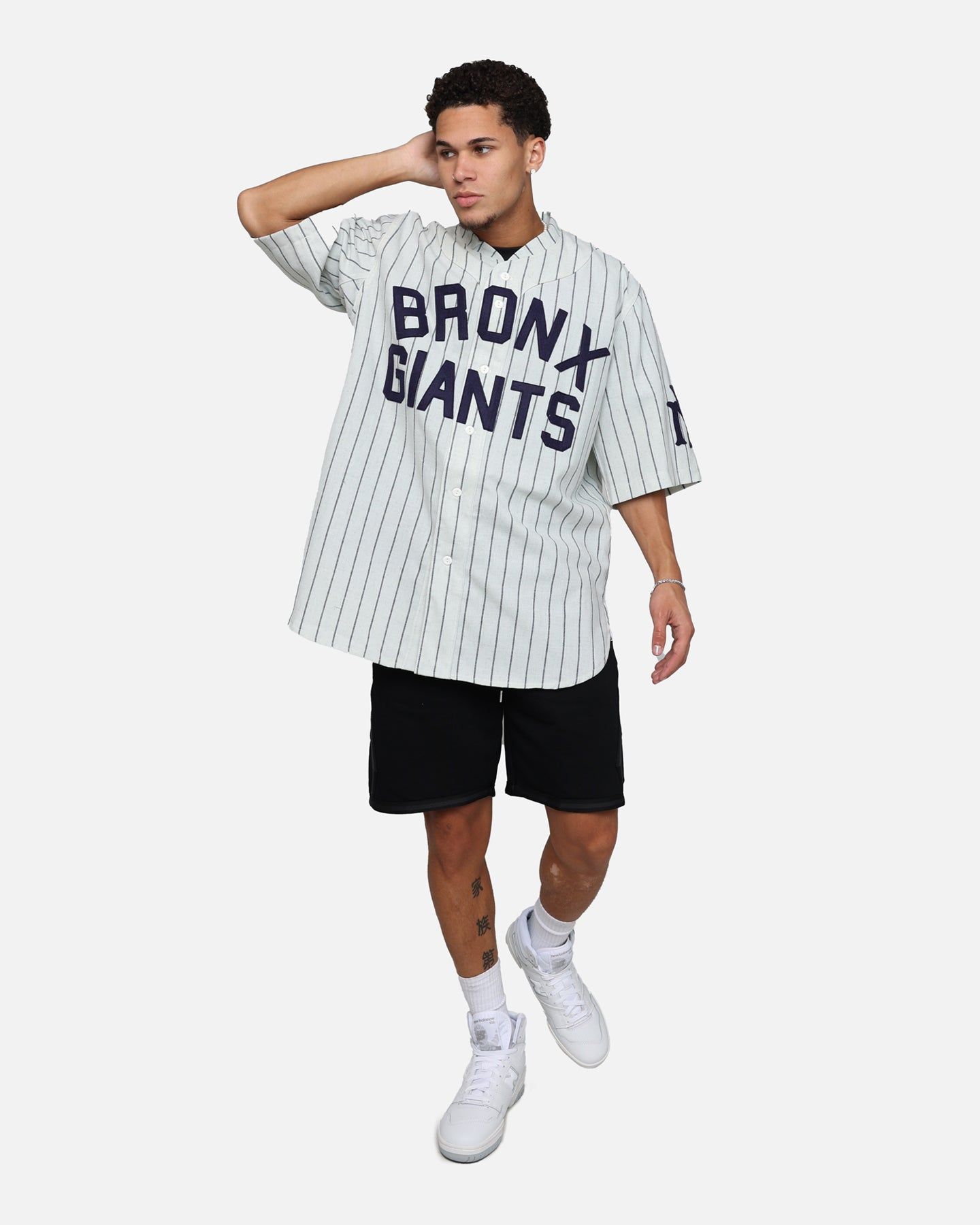 Ebbets Field Flannels Bronx Giants 1922 Home Jersey Grey sold by Culture Kings product image thumbnail 2