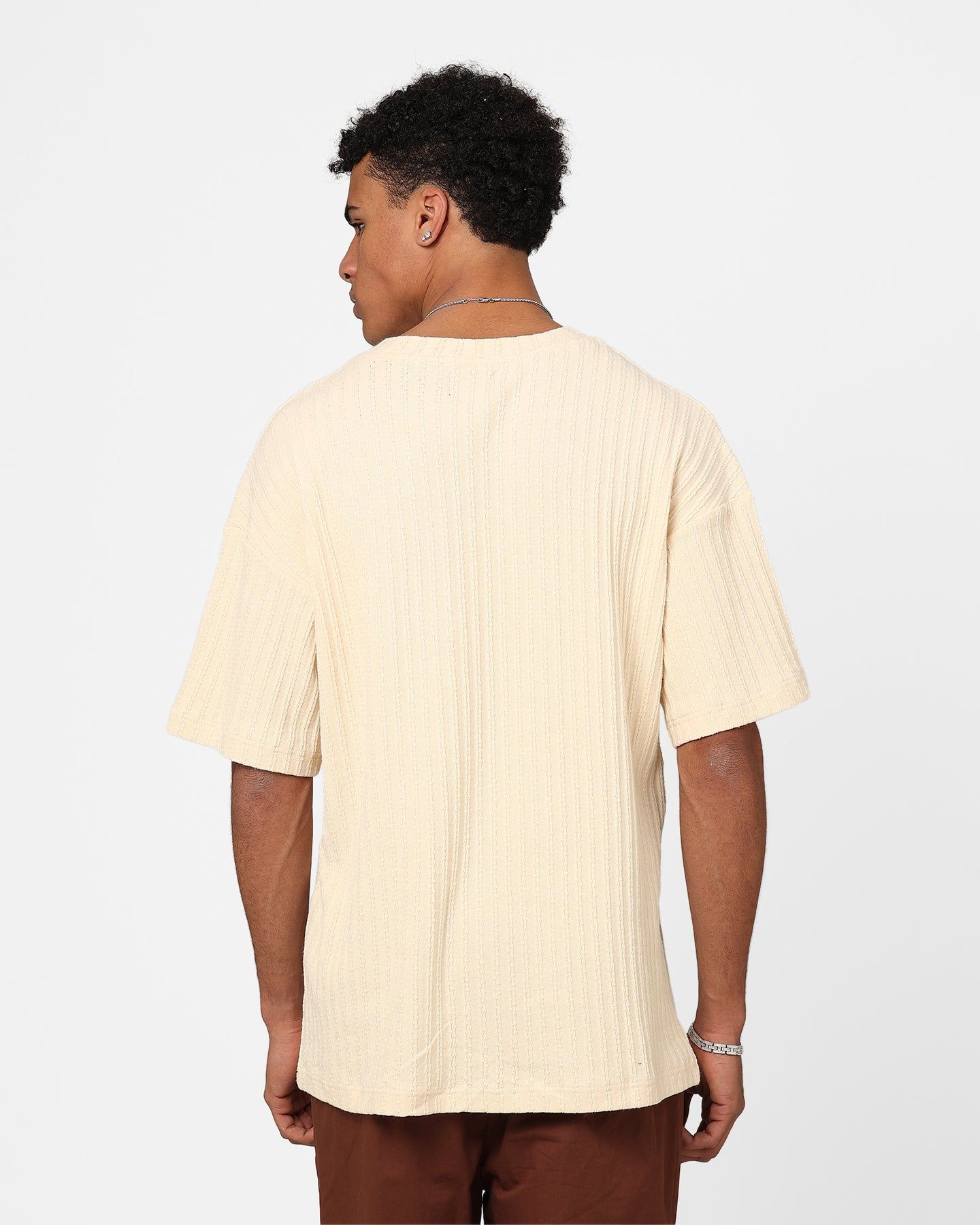 XXIII Karl Knit T-Shirt Cream sold by Culture Kings product image thumbnail 5