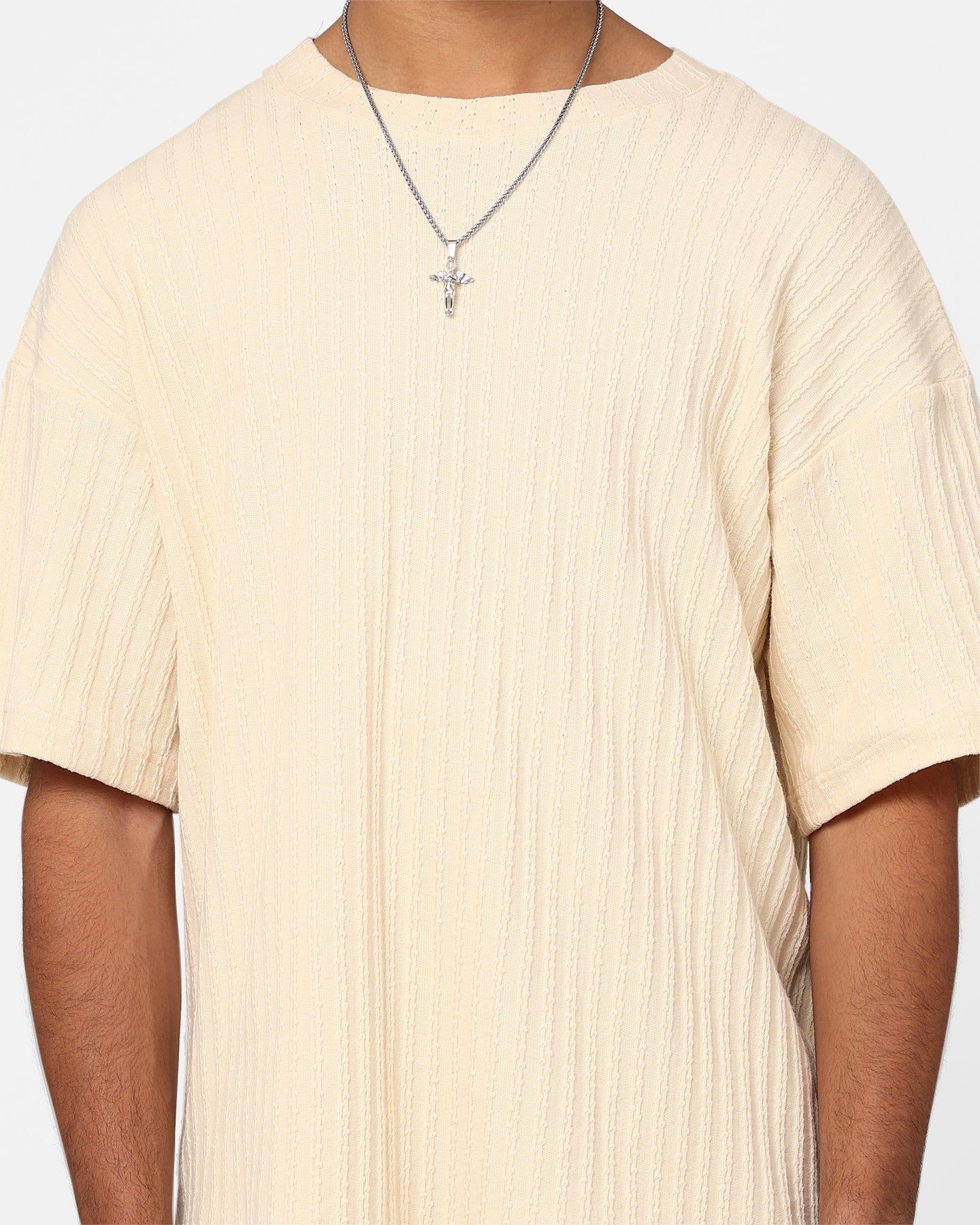 XXIII Karl Knit T-Shirt Cream sold by Culture Kings product image thumbnail 3