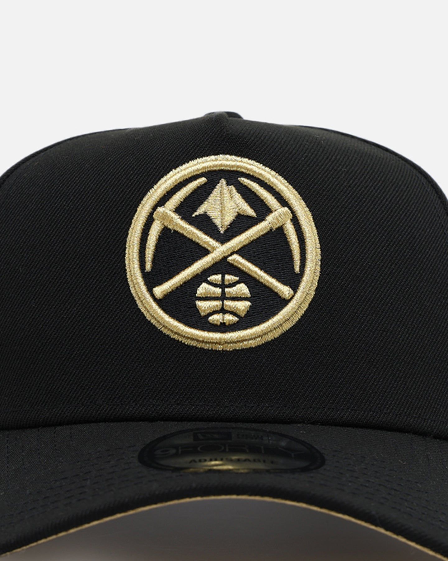 New Era Denver Nuggets 'NBA Gold Links' 9FORTY A-Frame Snapback Black/Gold sold by Culture Kings product image thumbnail 5