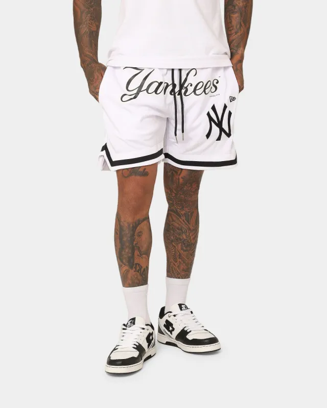 New Era New York Yankees Mesh Shorts White sold by Culture Kings