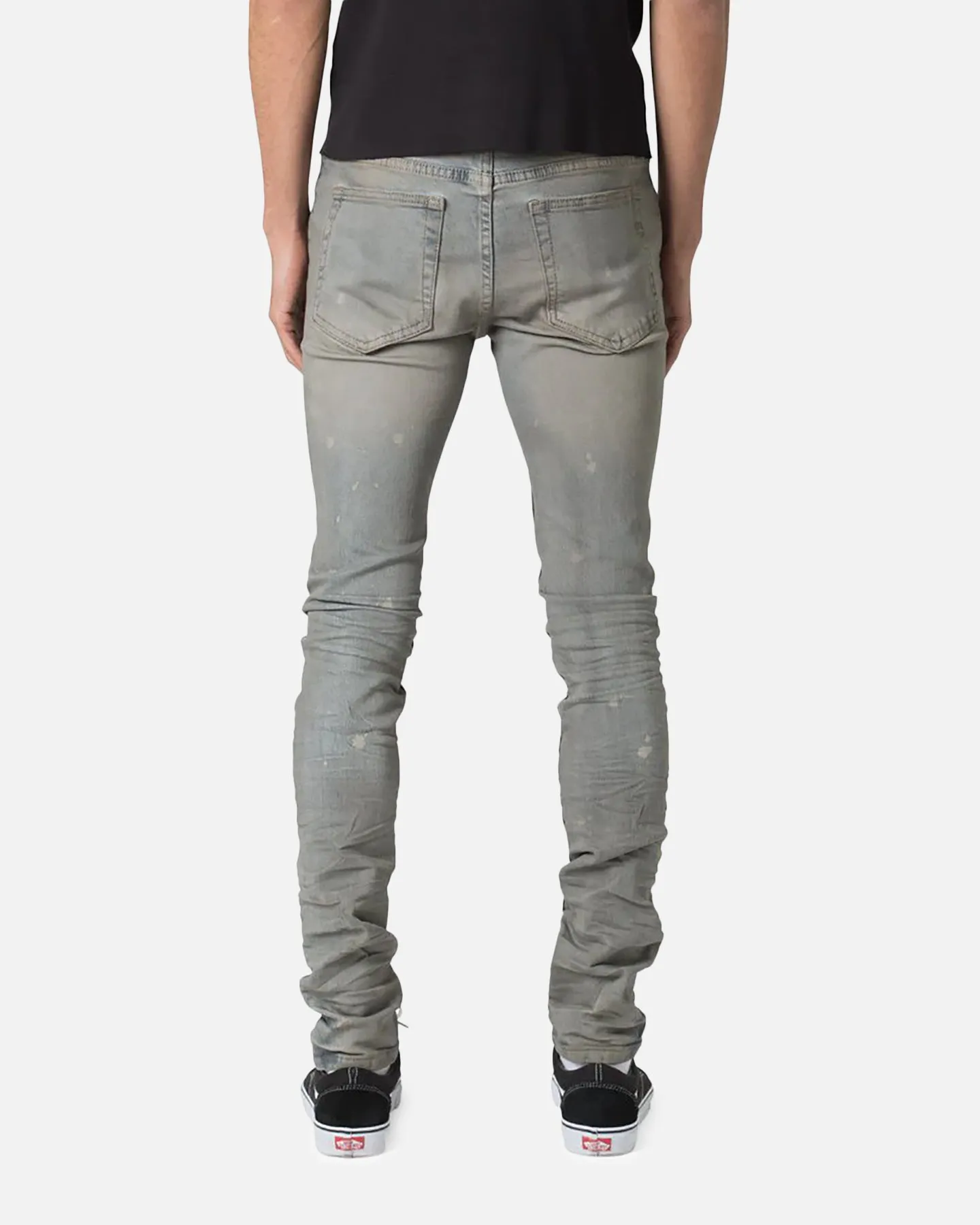 MNML X607 Paint Skinny Denim Jeans Blue sold by Culture Kings product image thumbnail 4