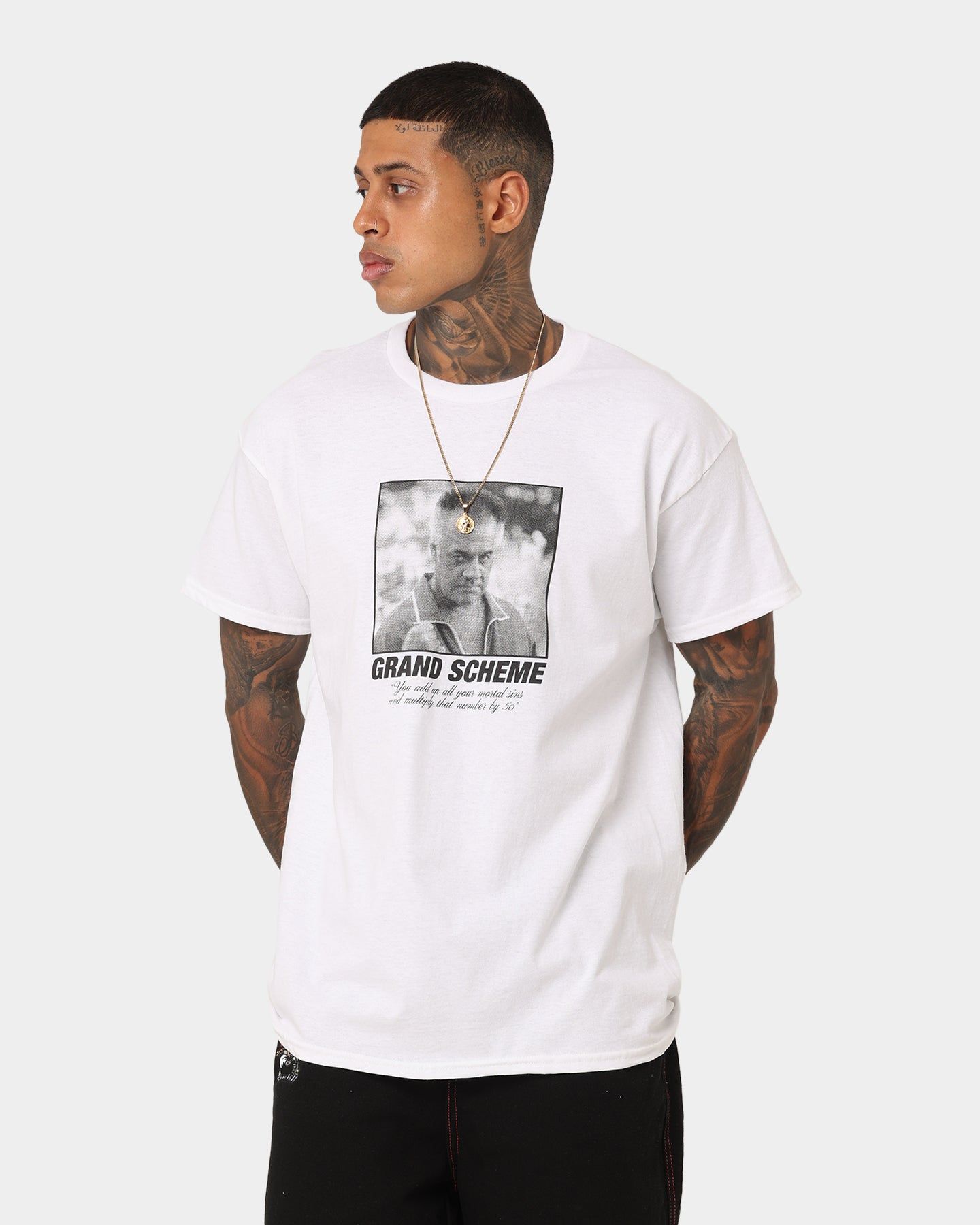 Grand Scheme Mortal Sin T-Shirt White sold by Culture Kings product image thumbnail 6