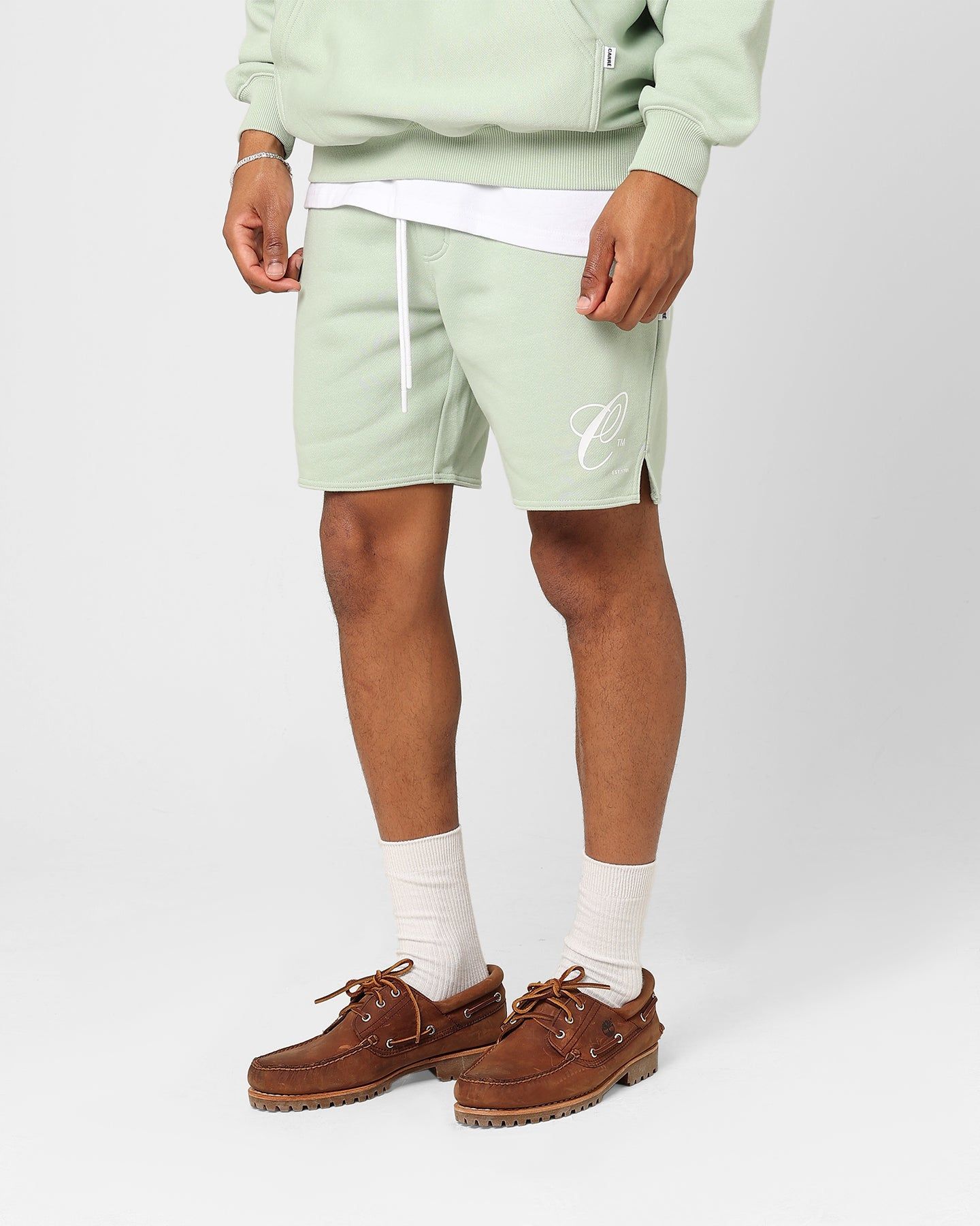 Carre Capital C Terry Shorts Pistachio sold by Culture Kings
