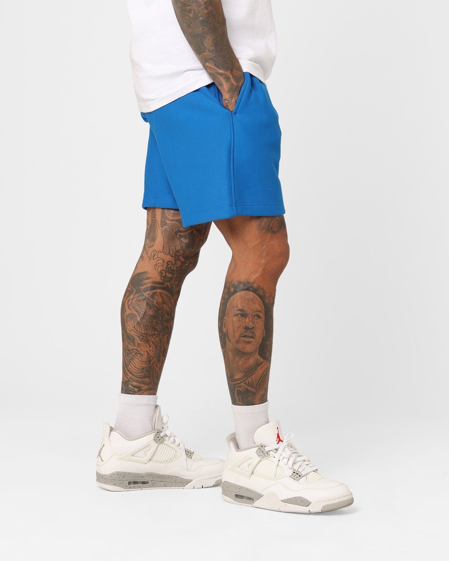 Champion Reverse Weave Cursive Logo Shorts Pelican Do sold by Culture Kings product image thumbnail 5