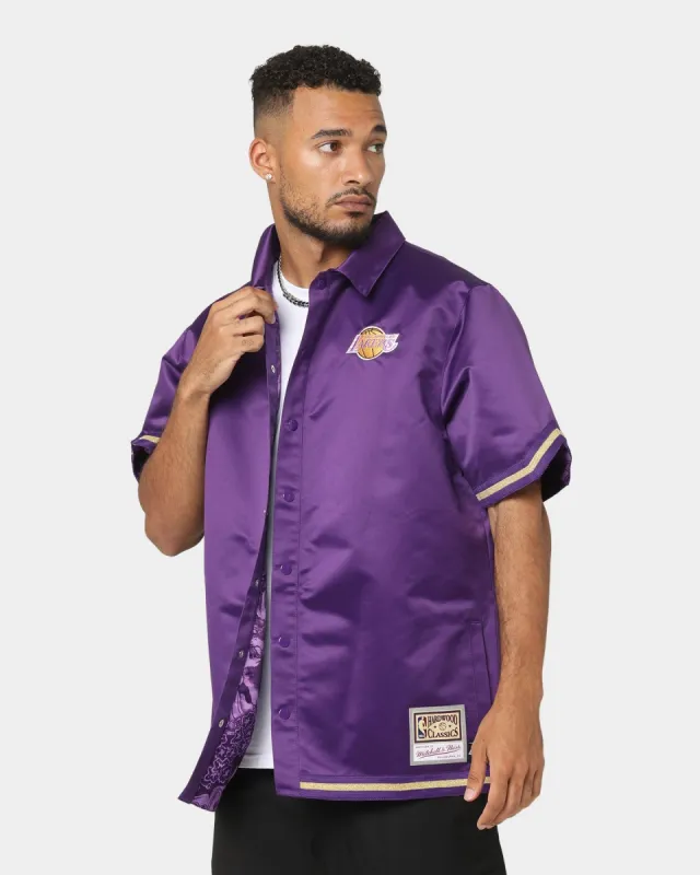 Mitchell & Ness Los Angeles Lakers CNY 4.0 Shooting Shirt Dark Purple sold by Culture Kings