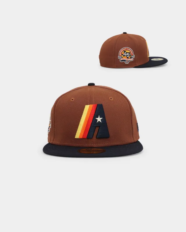 New Era Houston Astros 'Harvest' 59FIFTY Fitted Dark Brown sold by Culture Kings