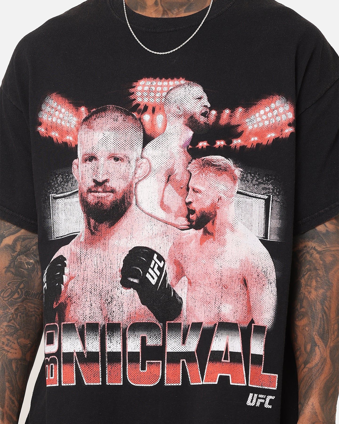 Goat Crew X UFC Bo Nickal Vintage T-Shirt Black Wash sold by Culture Kings product image thumbnail 3