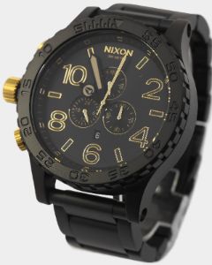 Nixon 51-30 Chrono Watch Matte Black/Gold sold by Culture Kings