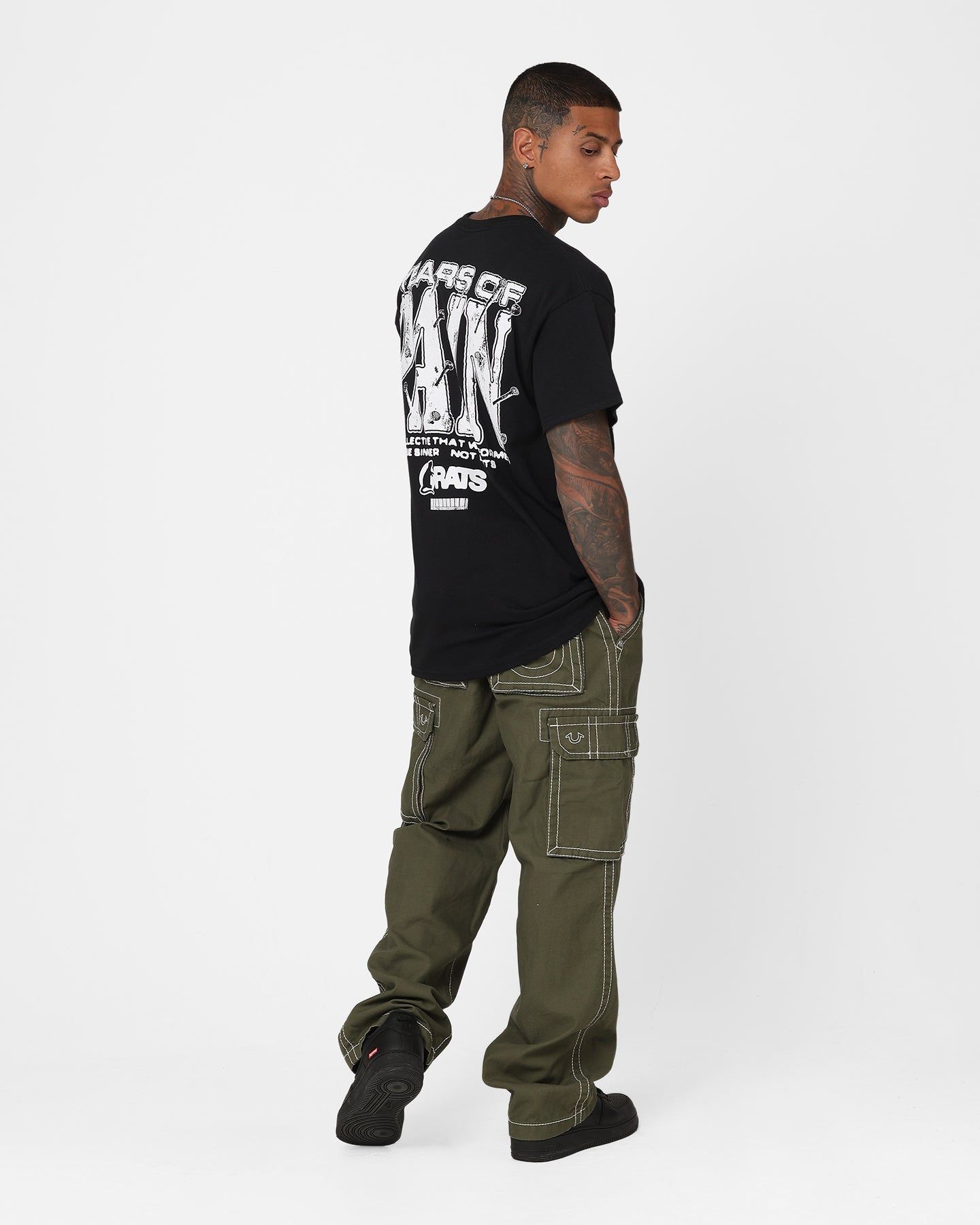 Rats Get Fat Years Of Pain T-Shirt Black sold by Culture Kings product image thumbnail 3