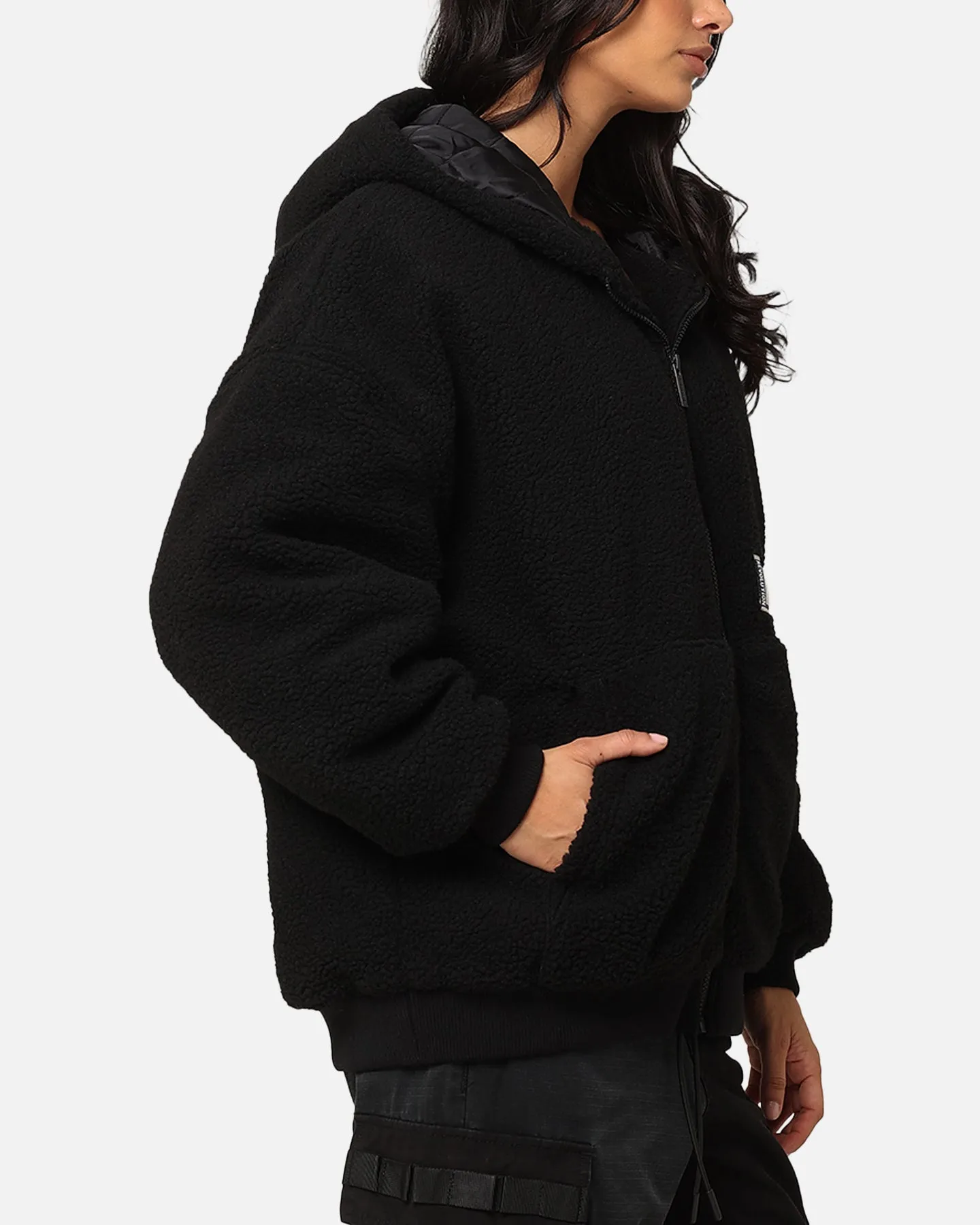 Carre Classic Sherpa Jacket Black sold by Culture Kings product image thumbnail 4
