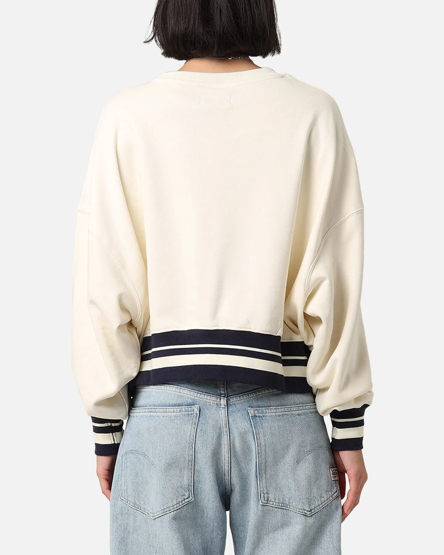 Pro Standard Women's New York Yankees Retro Classics Crewneck Eggshell/Midnight Navy sold by Culture Kings product image thumbnail 3