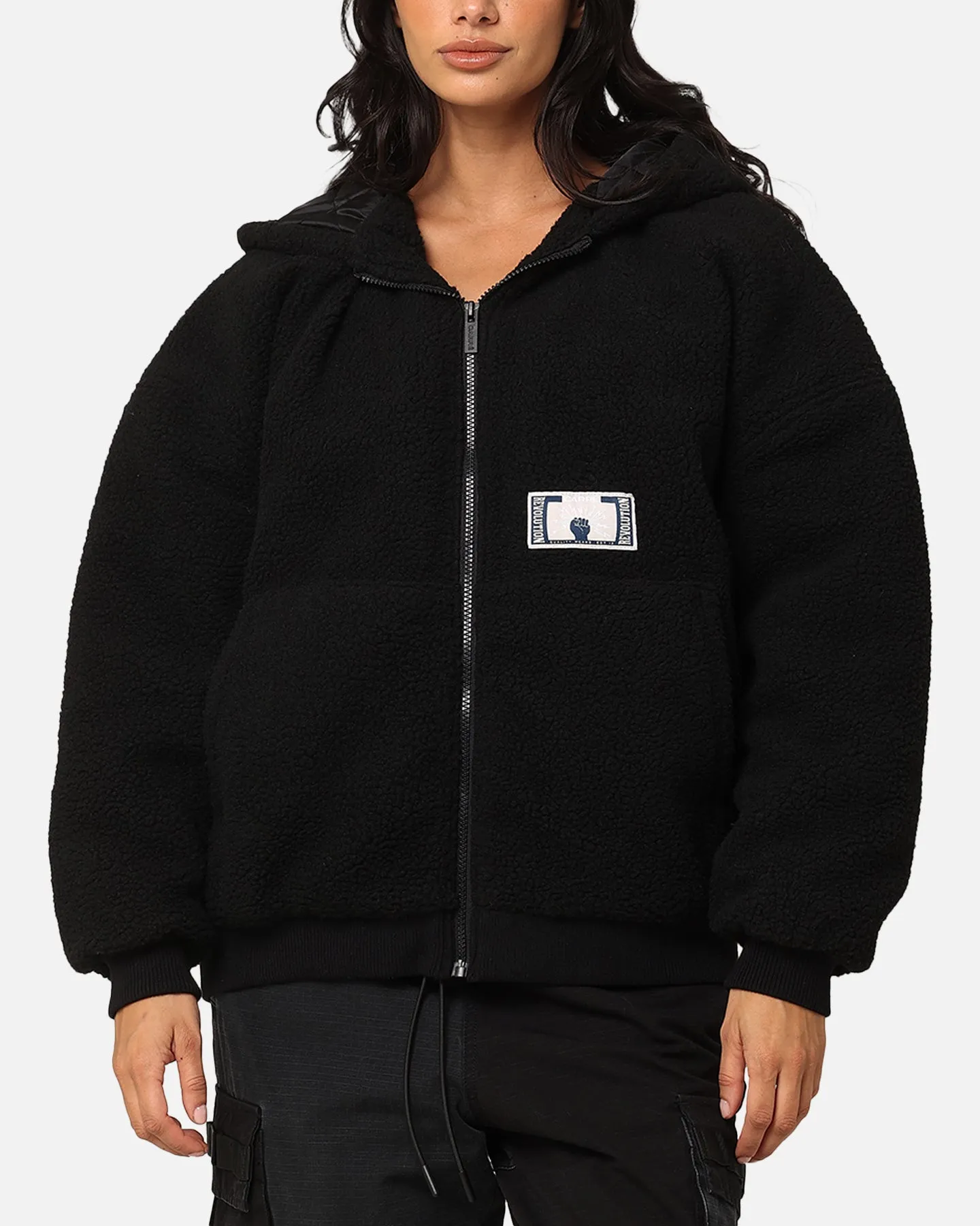 Carre Classic Sherpa Jacket Black sold by Culture Kings