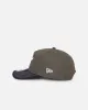 New Era Chicago Bulls 'Contrast Visor' Pre-Curved Golfer Snapback Moss/Navy sold by Culture Kings
