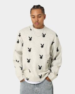 Playboy By CK Bunny Knit Sweater V2 Off White sold by Culture Kings