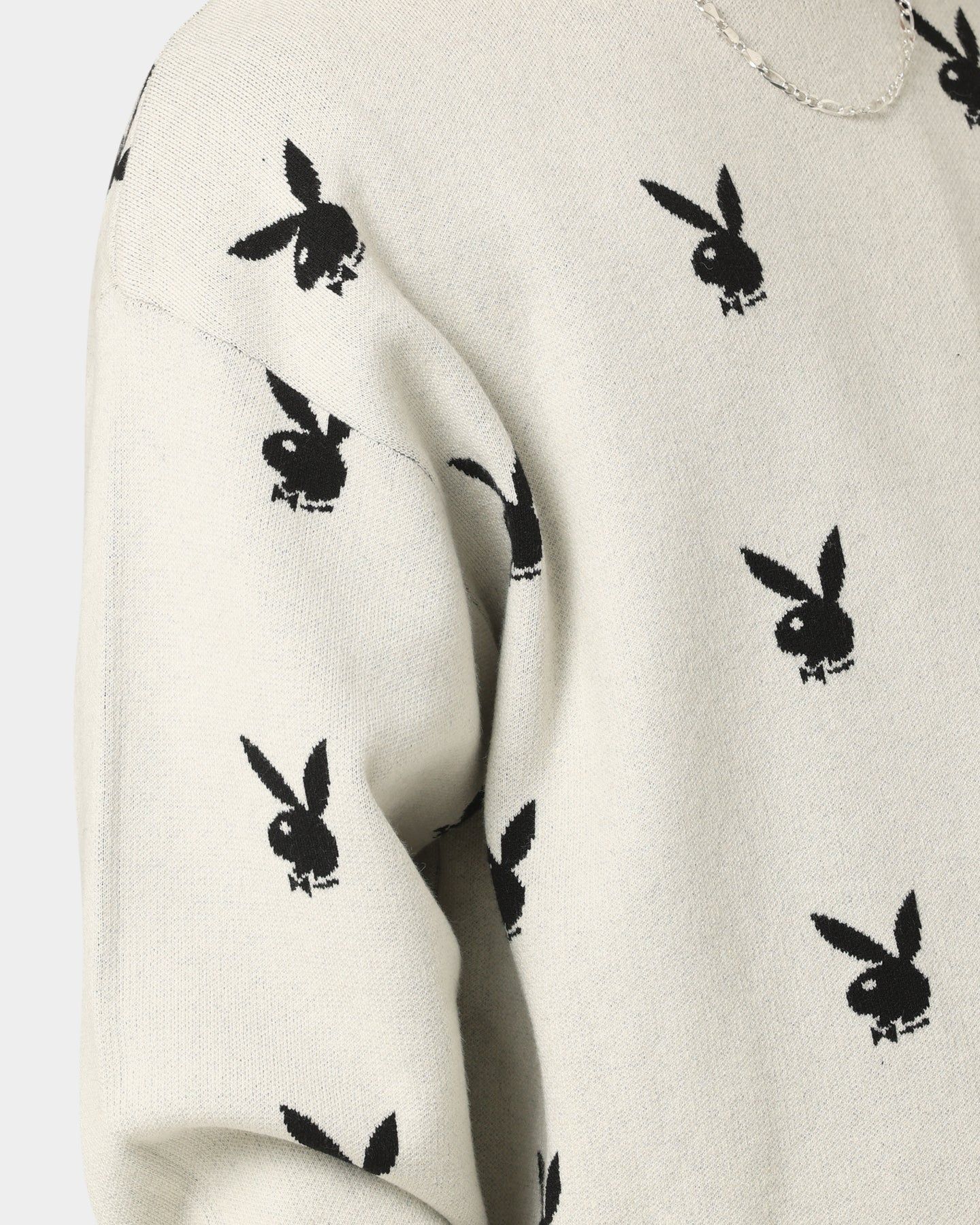 Playboy By CK Bunny Knit Sweater V2 Off White sold by Culture Kings product image thumbnail 7