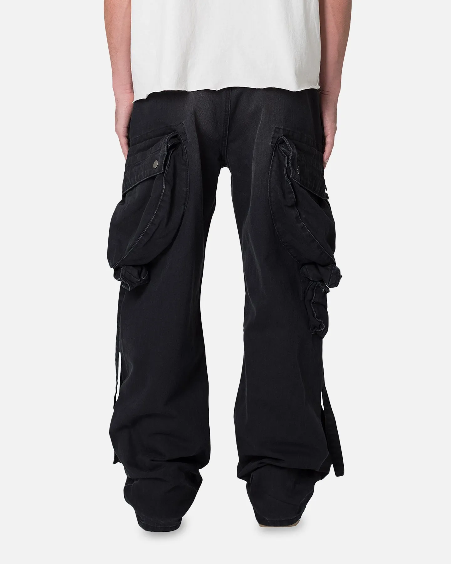 MNML Strapped Multi Cargo Pants Washed Black sold by Culture Kings product image thumbnail 4