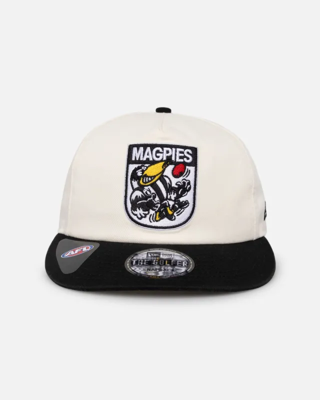 New Era Collingwood Magpies Official Team Golfer Snapback OTC sold by Culture Kings