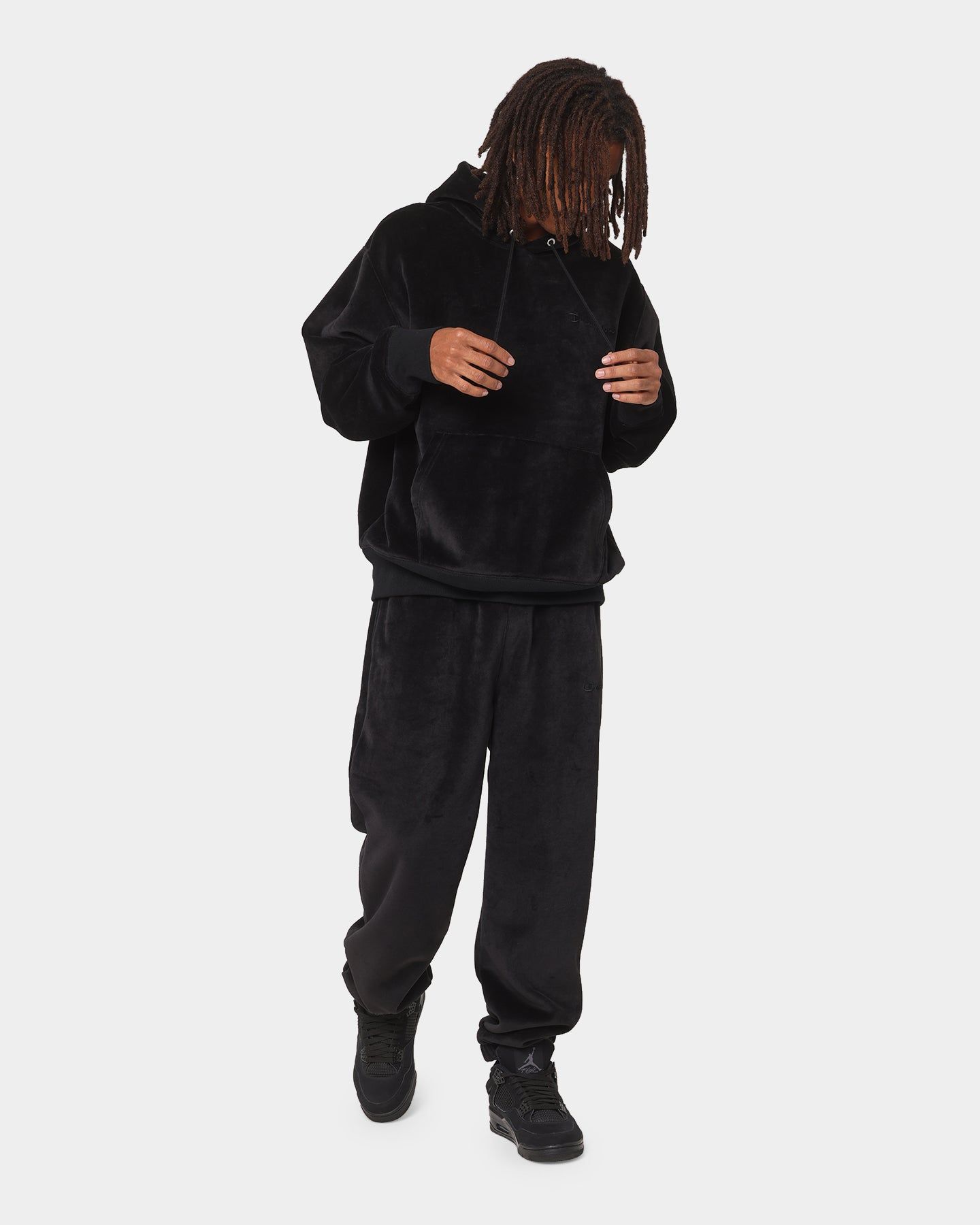 Champion RB Velour Hoodie Black sold by Culture Kings product image thumbnail 2