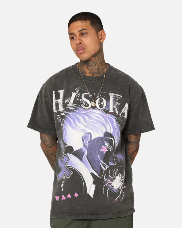 Goat Crew X Hunter X Hunter Hisoka Heavyweight Vintage T-Shirt Black Wash sold by Culture Kings