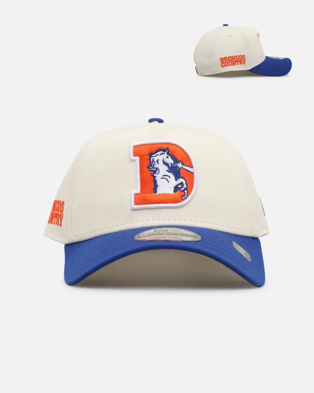 New Era Denver Broncos 'NFL Kickoff' 9FORTY A-Frame Snapback Chrome sold by Culture Kings