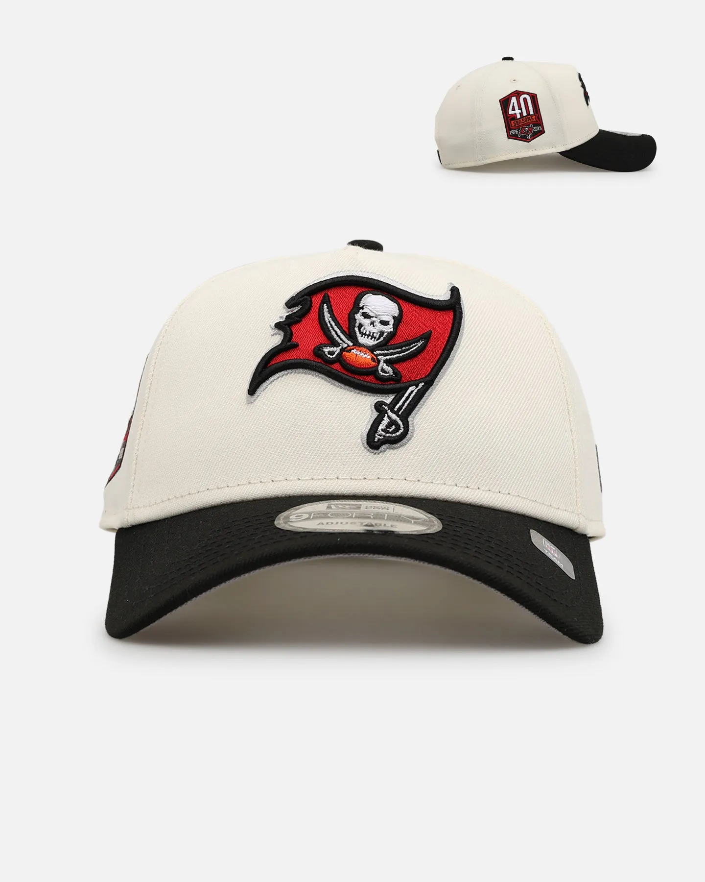 New Era Tampa Bay Buccaneers 'NFL Kickoff' 9FORTY A-Frame Snapback Chrome sold by Culture Kings