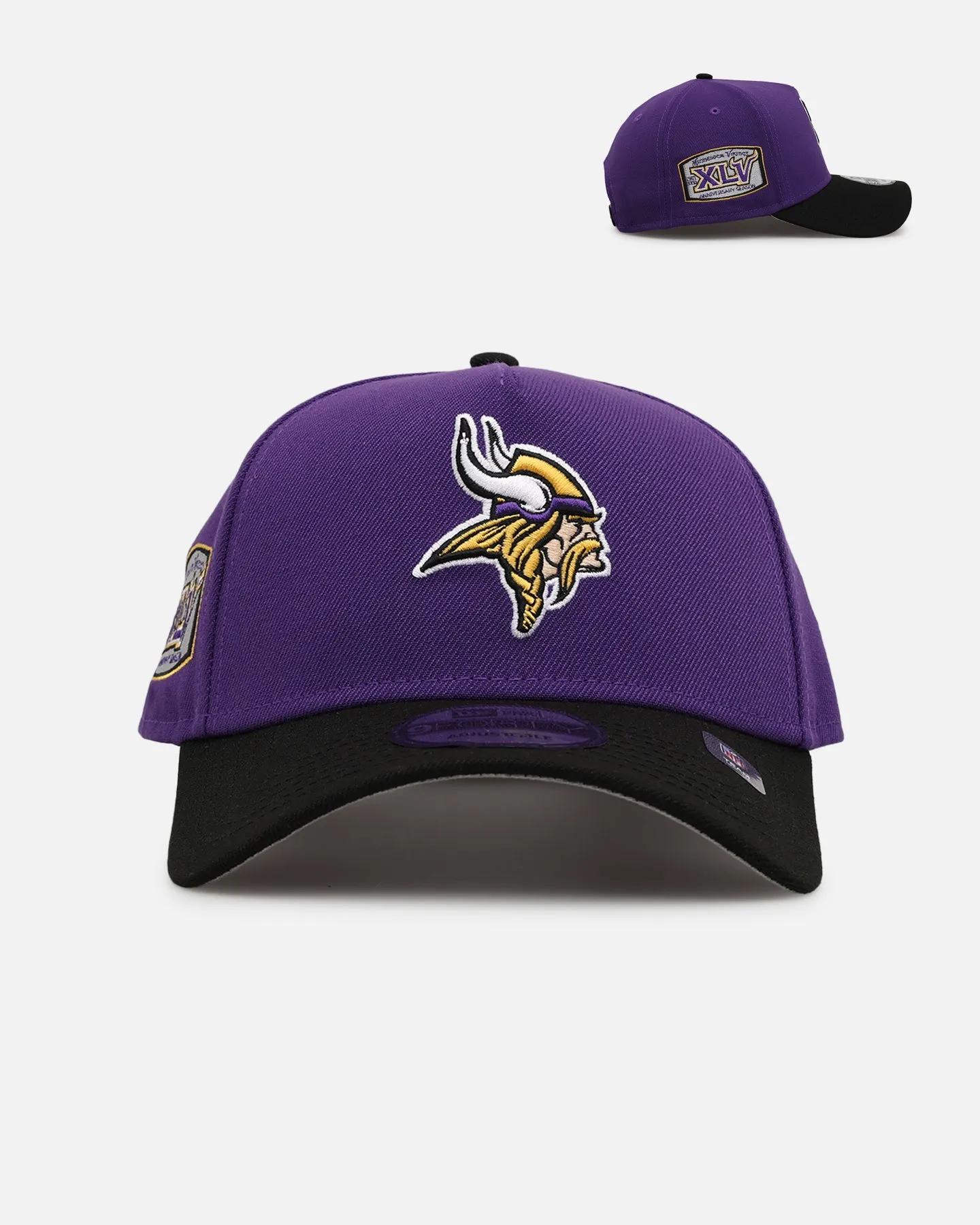 New Era Minnesota Vikings 'NFL Kickoff' 9FORTY A-Frame Snapback Purple/Black sold by Culture Kings