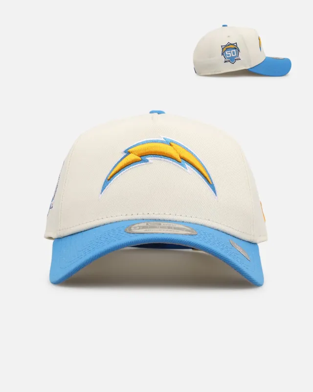 New Era Los Angeles Chargers 'NFL Kickoff' 9FORTY A-Frame Snapback Chrome sold by Culture Kings