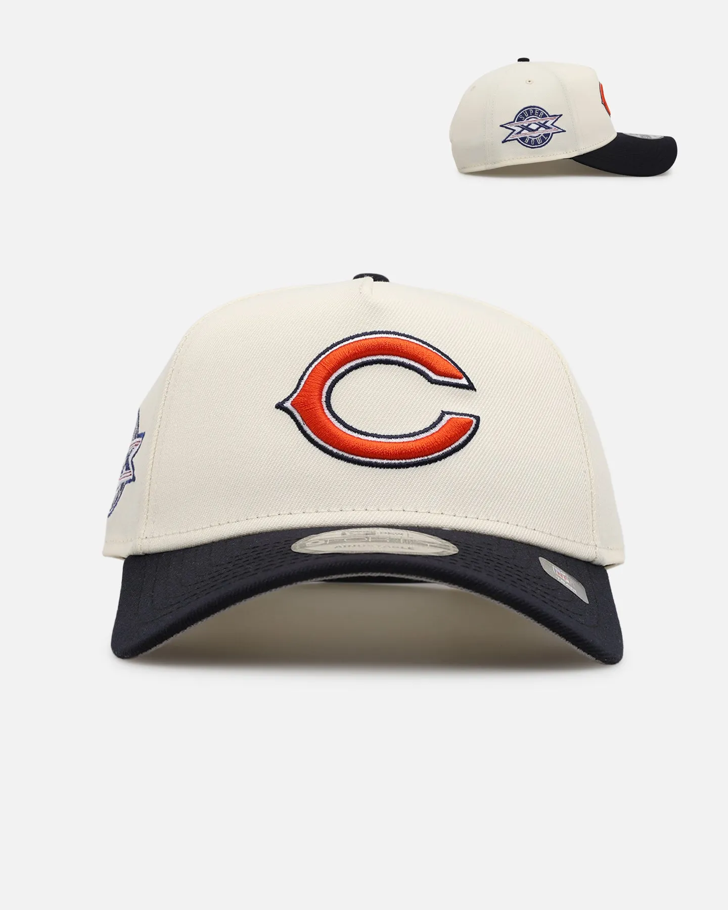 New Era Chicago Bears 'NFL Kickoff' 9FORTY A-Frame Snapback Chrome sold by Culture Kings