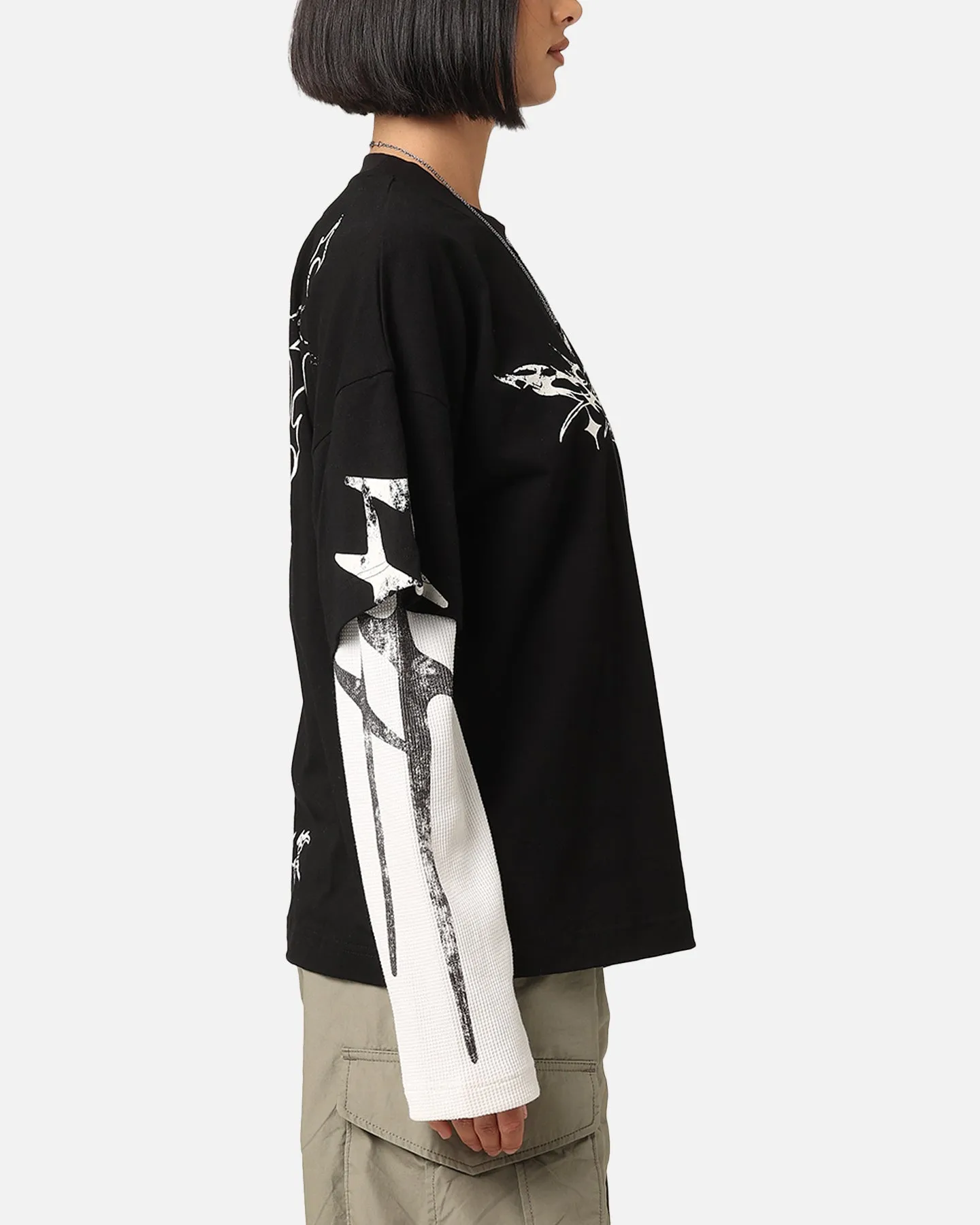 Loiter Seek N Destroy Long Sleeve T-Shirt Vintage Black sold by Culture Kings product image thumbnail 5