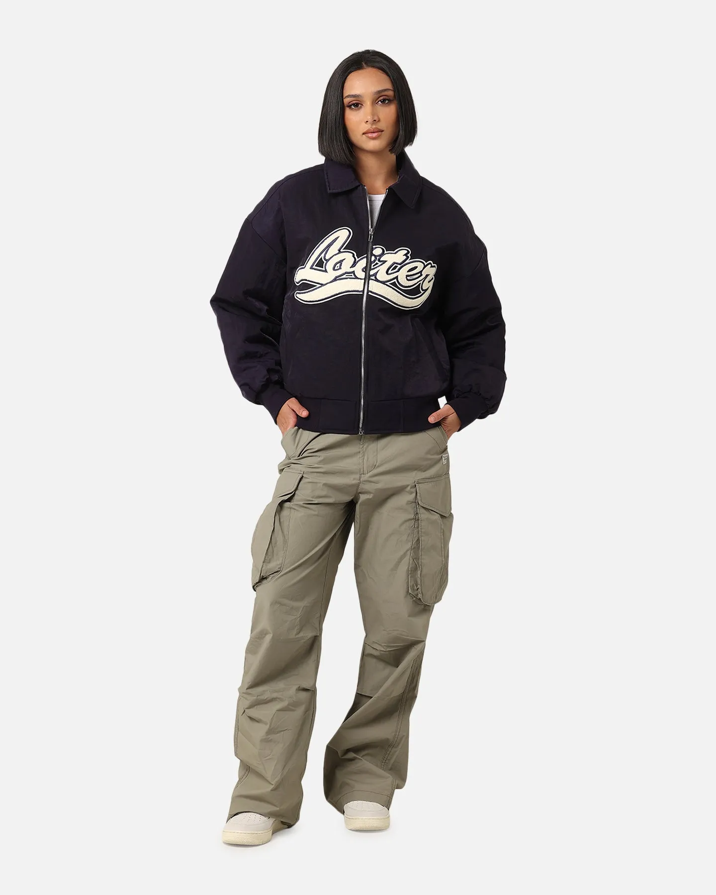 Loiter Pitch Varsity Jacket Navy sold by Culture Kings product image thumbnail 3
