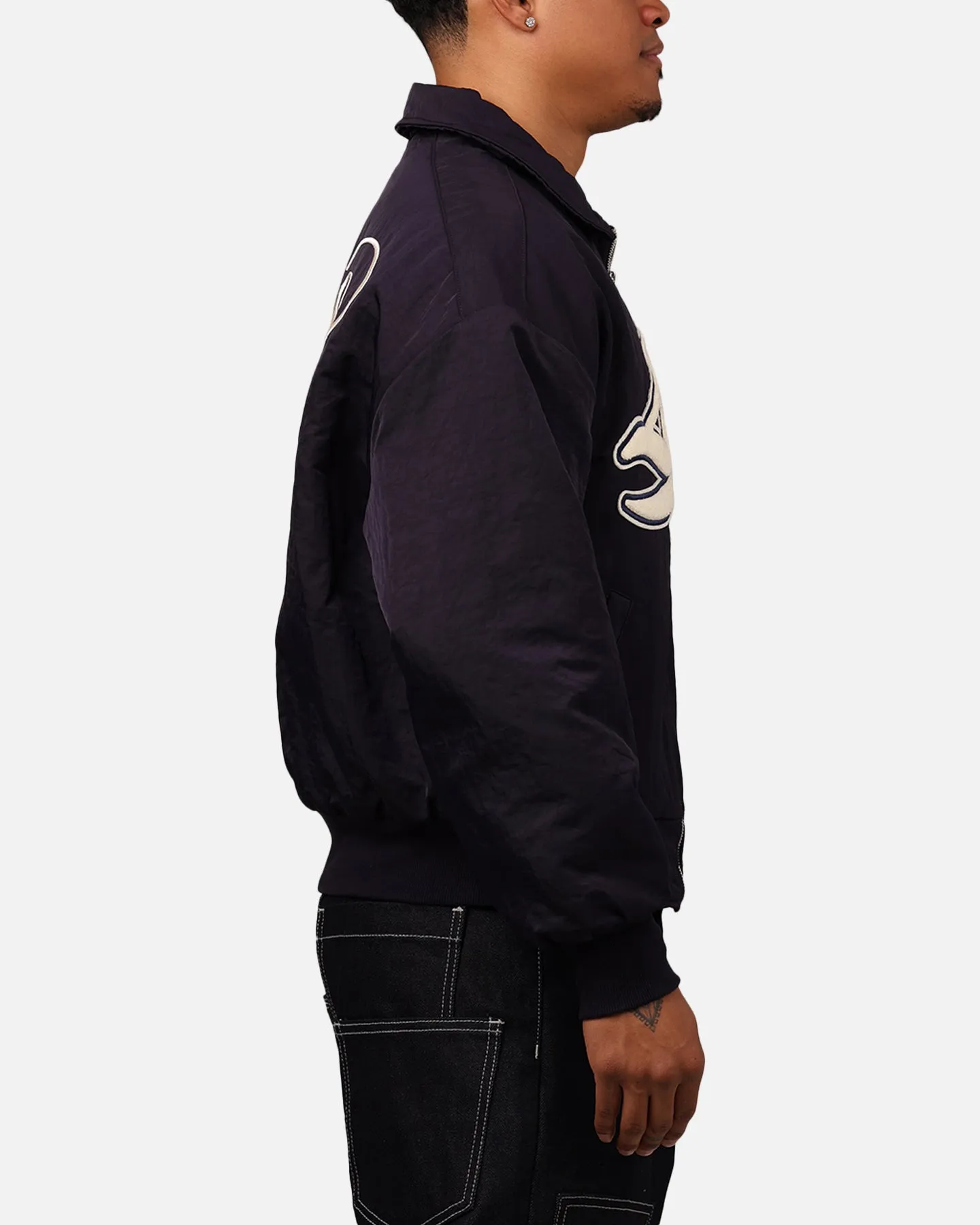 Loiter Pitch Varsity Jacket Navy sold by Culture Kings product image thumbnail 4