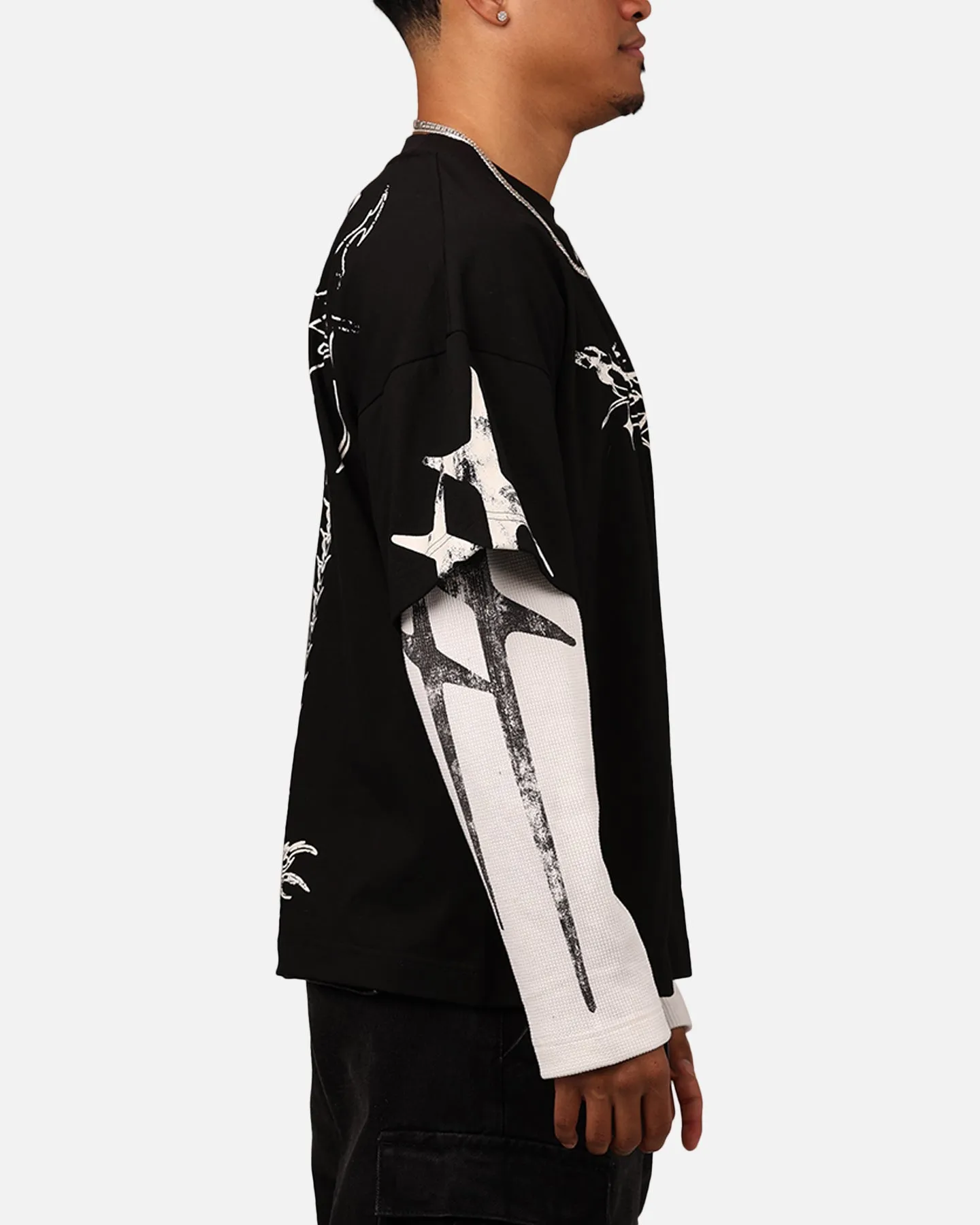 Loiter Seek N Destroy Long Sleeve T-Shirt Vintage Black sold by Culture Kings product image thumbnail 4