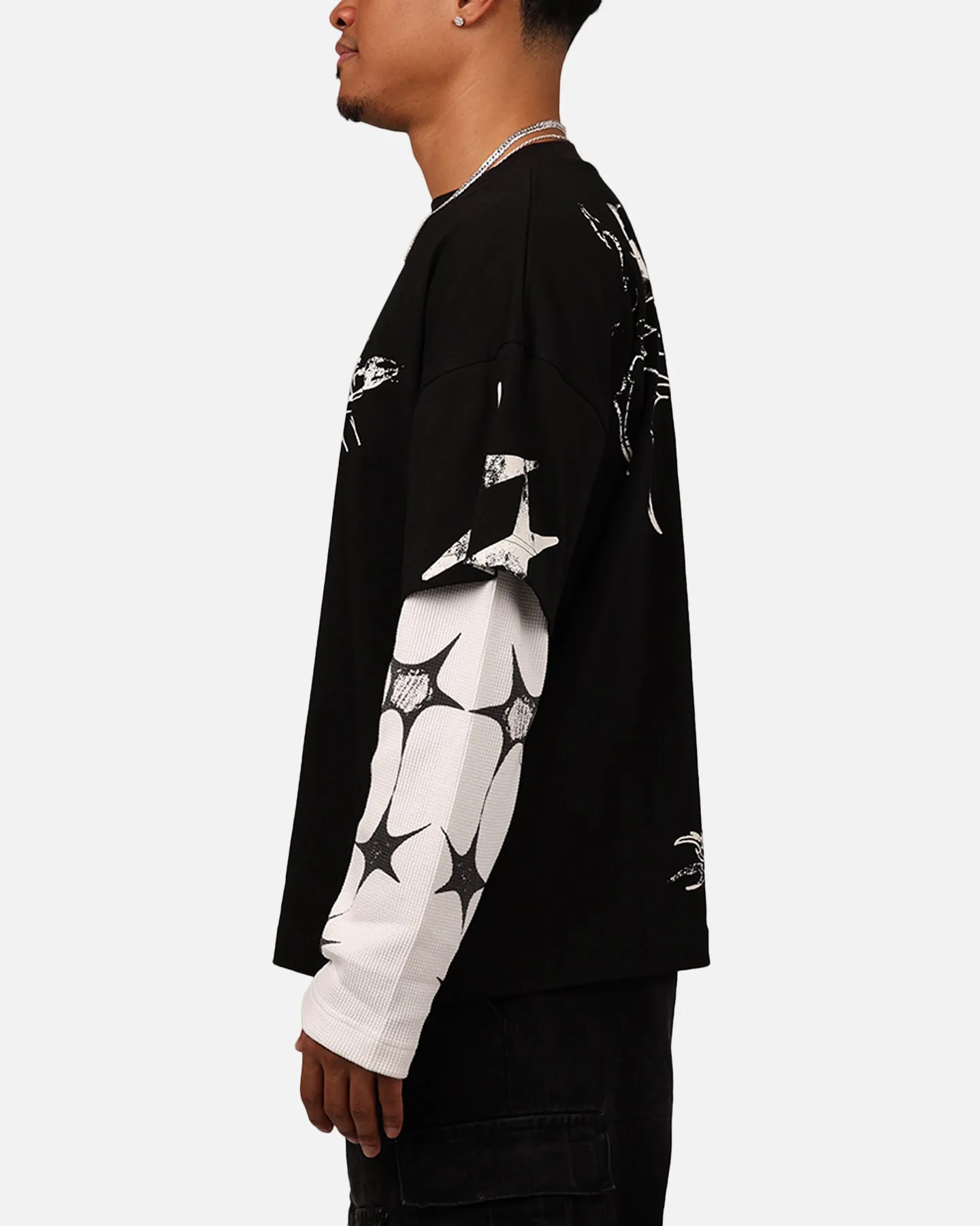 Loiter Seek N Destroy Long Sleeve T-Shirt Vintage Black sold by Culture Kings product image thumbnail 5