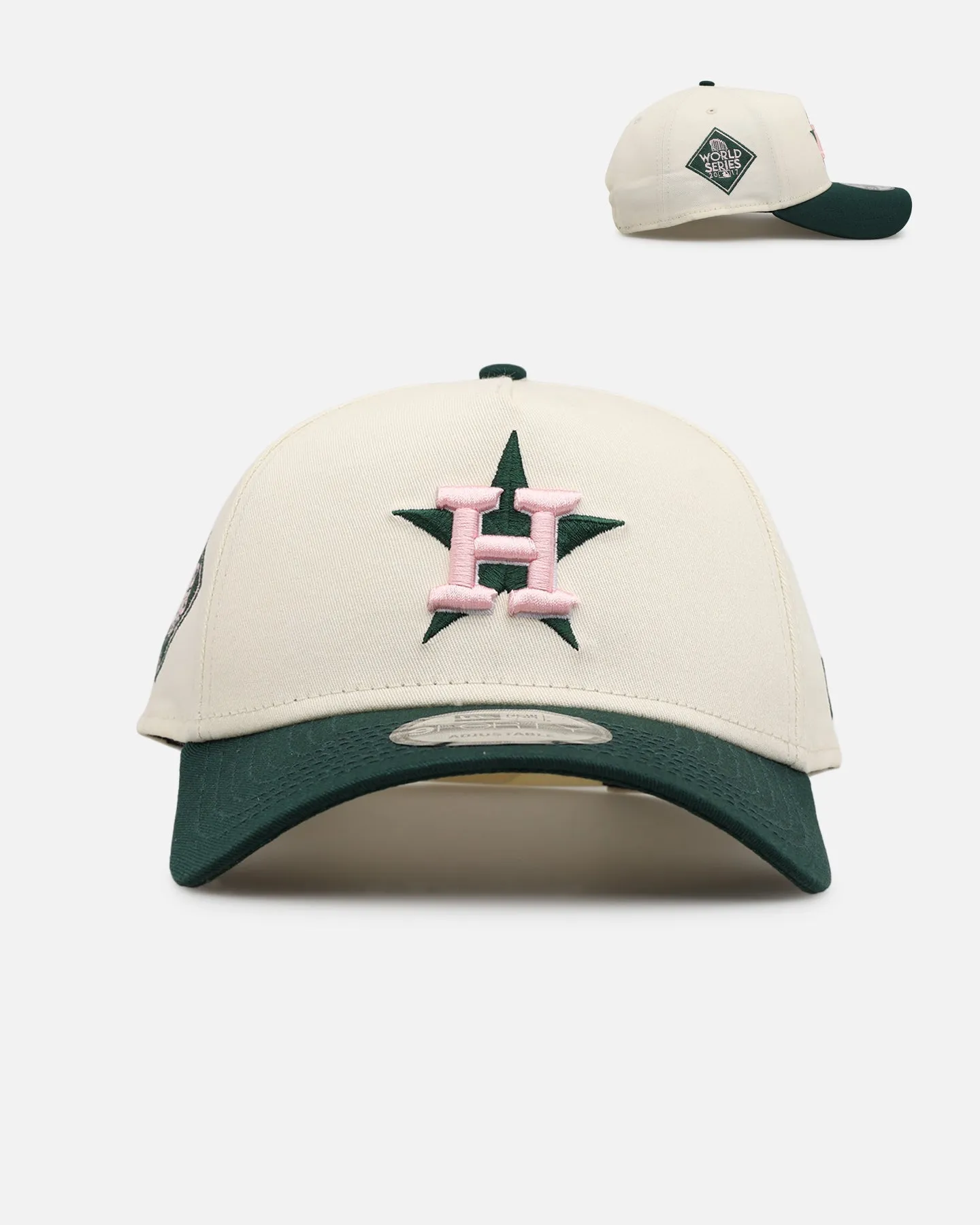 New Era Houston Astros 'Chrome Dark Green' 9FORTY A-Frame Snapback Chrome/Dark Green sold by Culture Kings