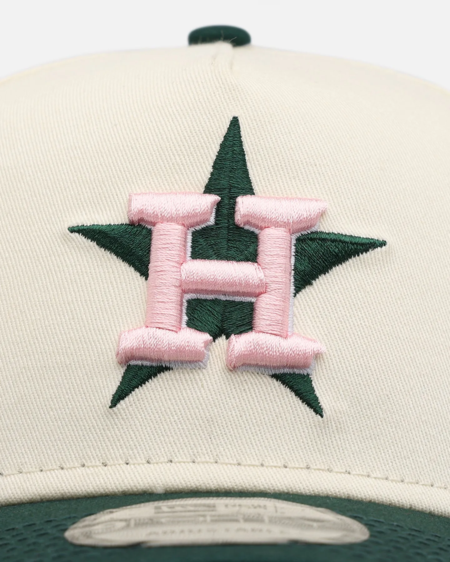 New Era Houston Astros 'Chrome Dark Green' 9FORTY A-Frame Snapback Chrome/Dark Green sold by Culture Kings product image thumbnail 5