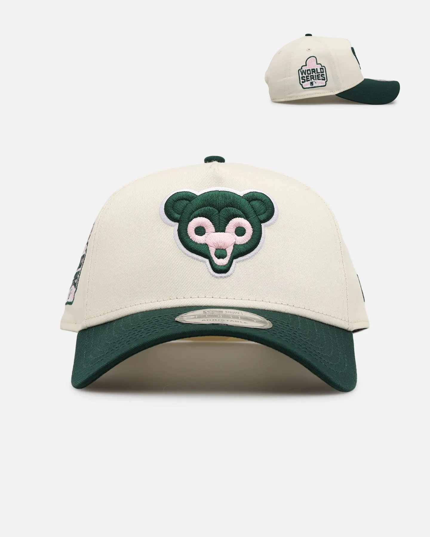 New Era Chicago Cubs 'Chrome Dark Green' 9FORTY A-Frame Snapback Chrome/Dark Green sold by Culture Kings