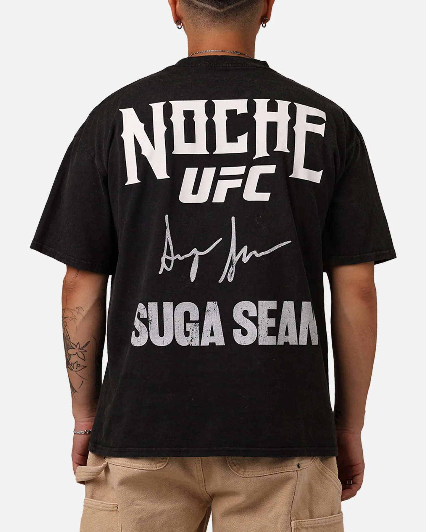 UFC By Culture Kings Suga Sean O'Malley Noche T-Shirt Black Acidwash sold by Culture Kings product image thumbnail 2