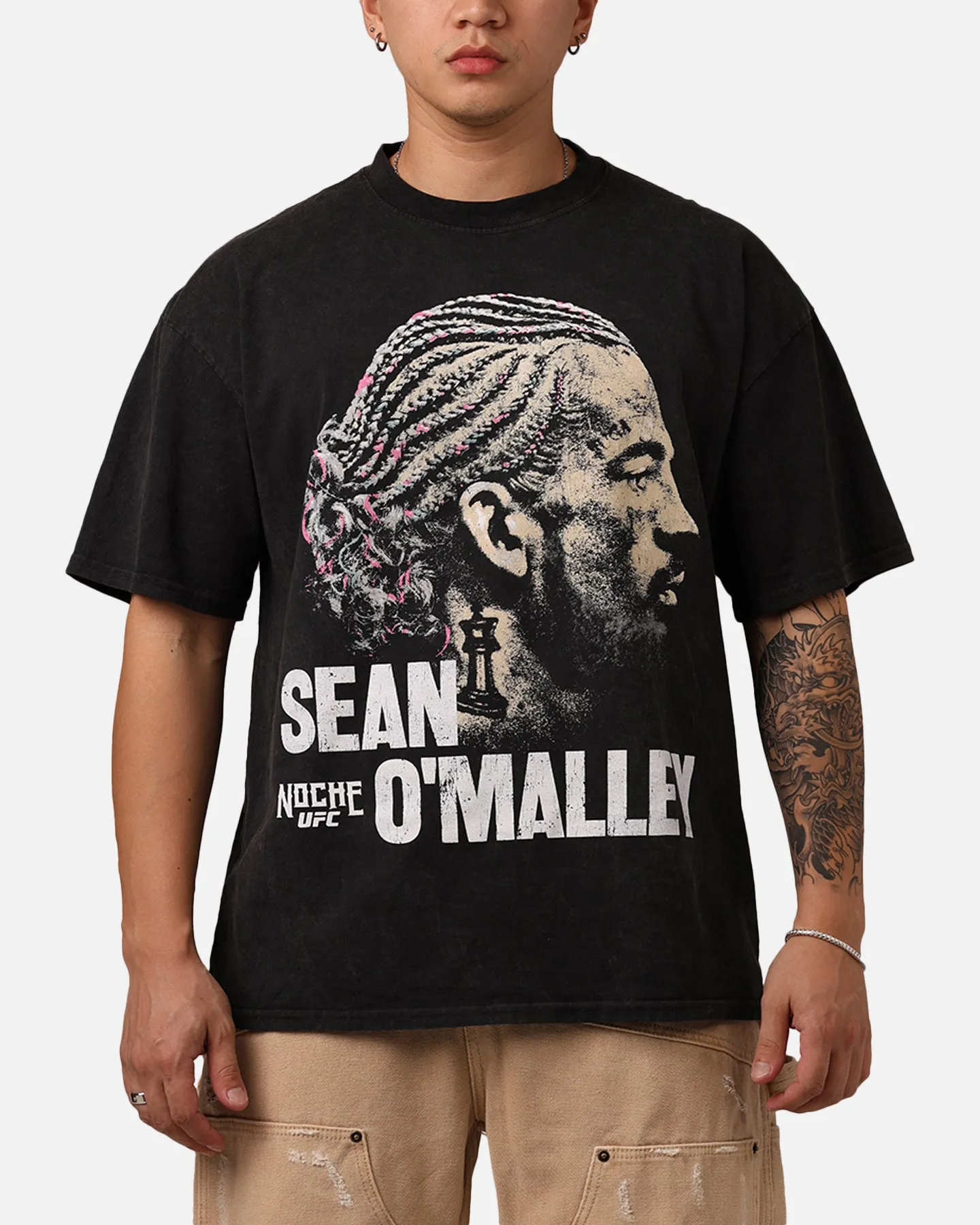 UFC By Culture Kings Suga Sean O'Malley Noche T-Shirt Black Acidwash sold by Culture Kings