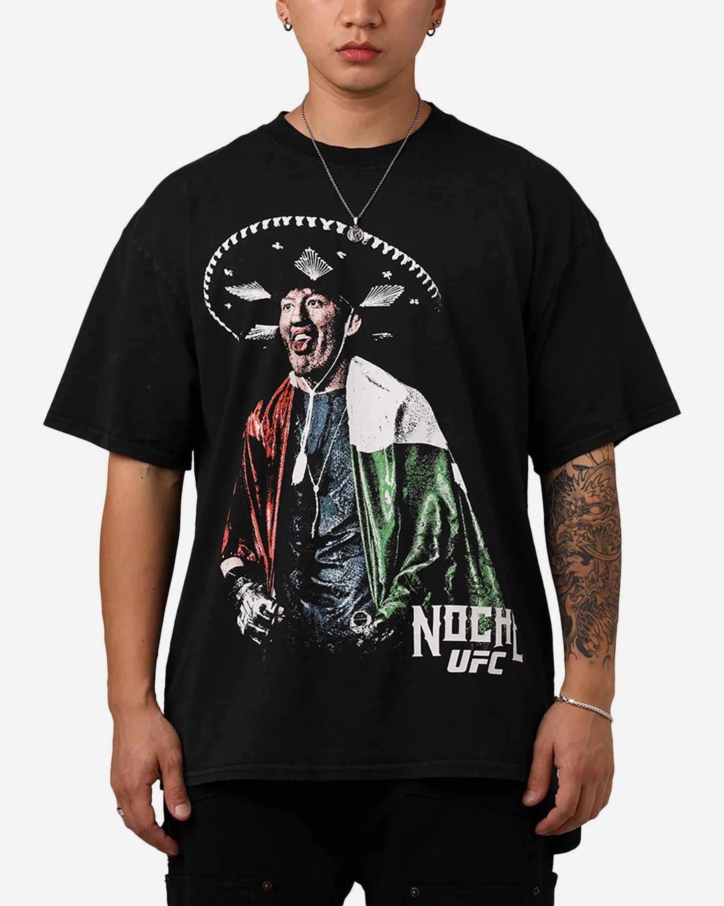 UFC By Culture Kings Raúl Rosas Jr. Noche T-Shirt Black Acidwash sold by Culture Kings