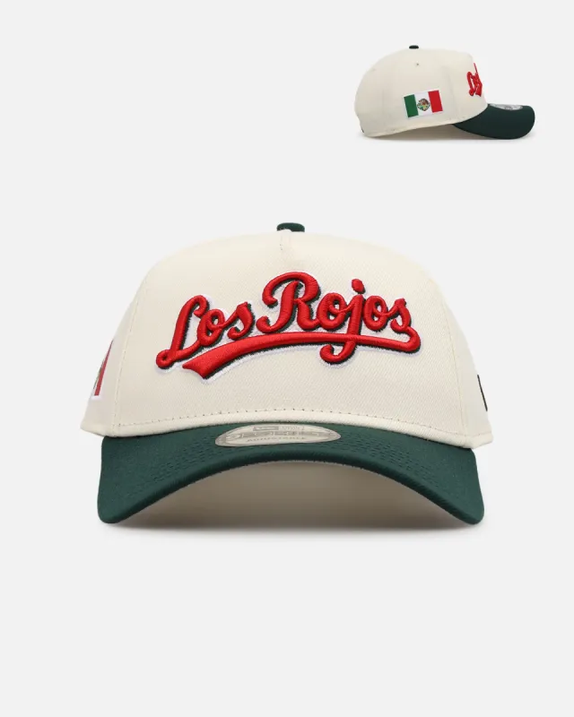 New Era Cincinnati Reds 'Mexican Independence Day' 9FORTY A-Frame Snapback Chrome/Dark Green sold by Culture Kings