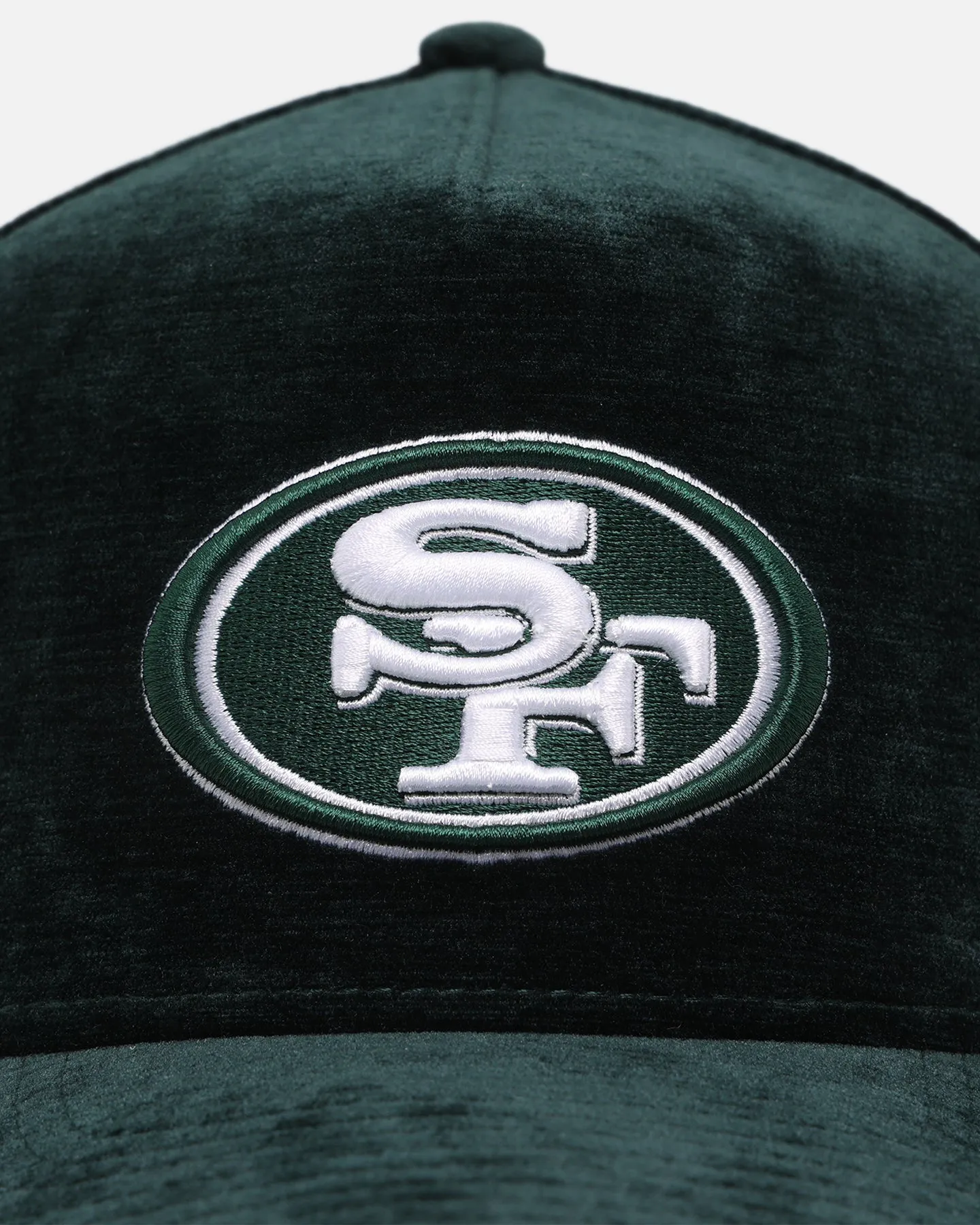 New Era San Francisco 49ers 'Plush Chenille' 9FORTY A-Frame Snapback Dark Green sold by Culture Kings product image thumbnail 5