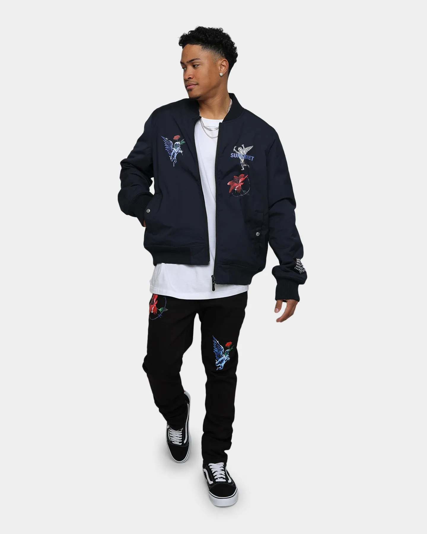 Ksubi NFT Bomber Jacket Blue sold by Culture Kings product image thumbnail 3