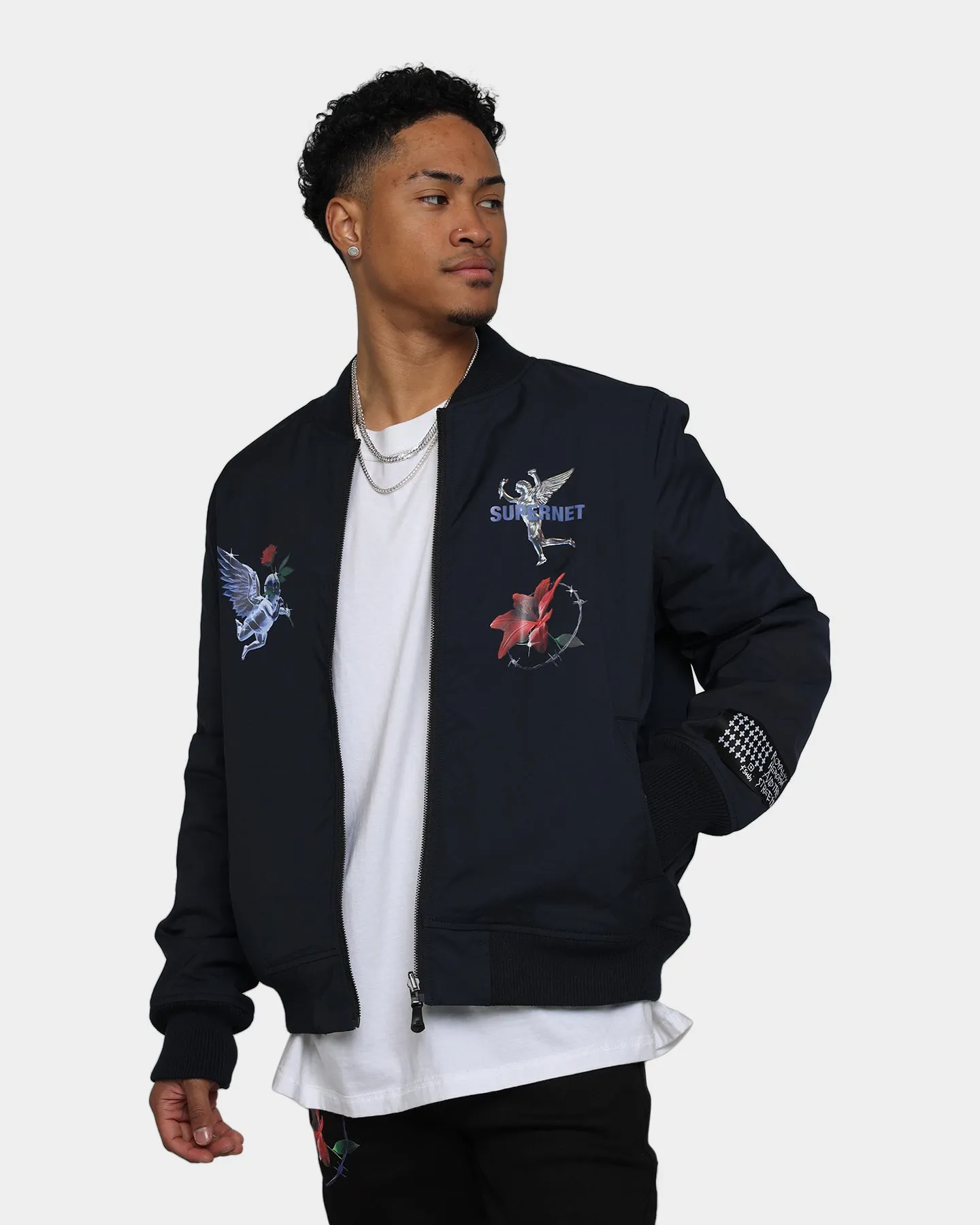 Ksubi NFT Bomber Jacket Blue sold by Culture Kings
