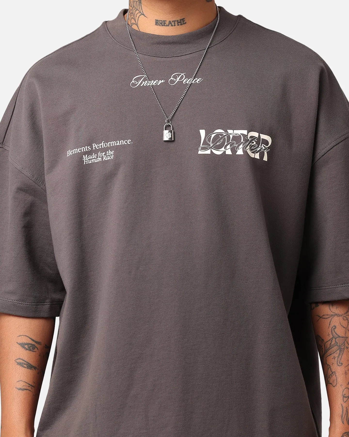 Loiter Art Studio Premium T-Shirt Grey sold by Culture Kings product image thumbnail 4