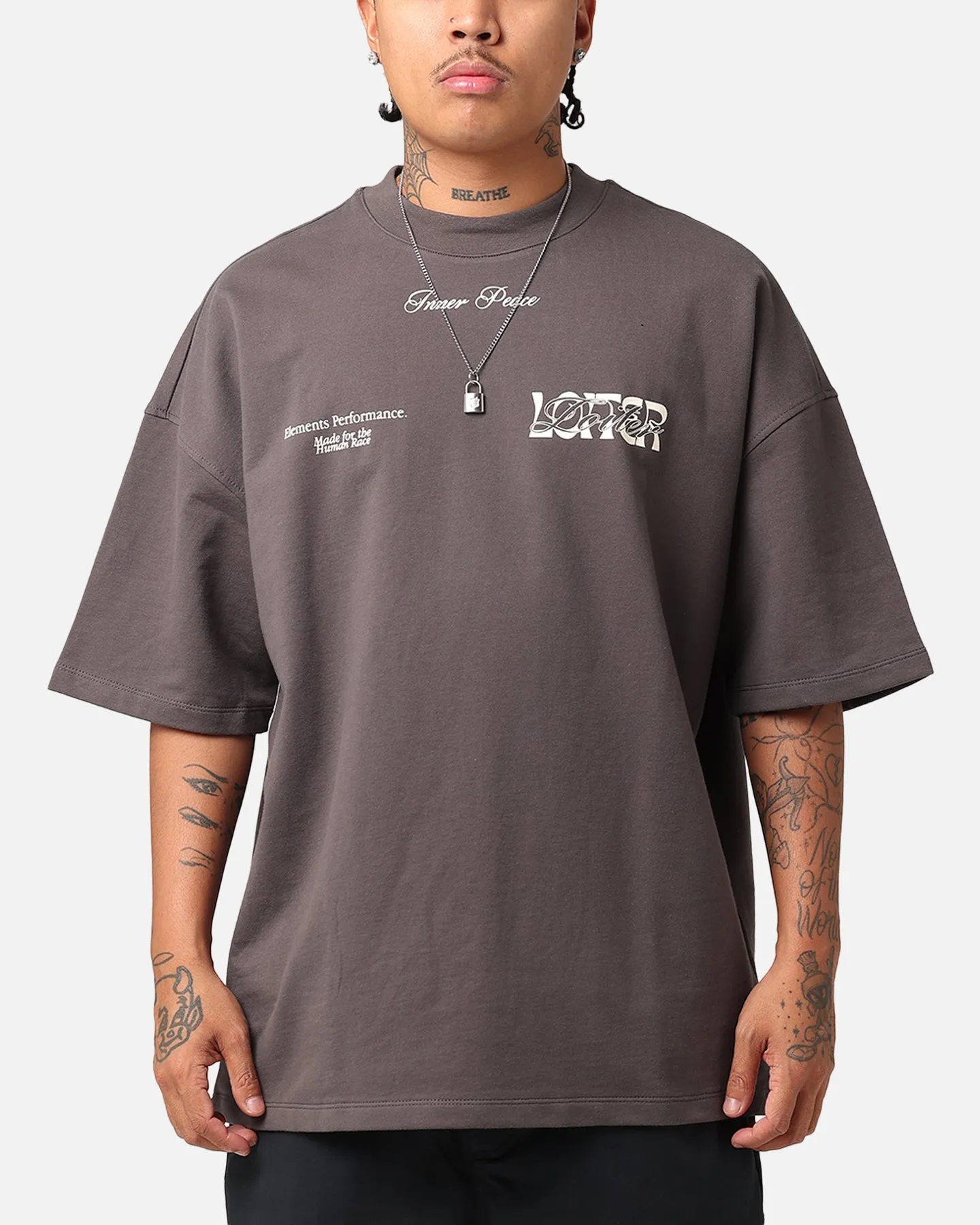 Loiter Art Studio Premium T-Shirt Grey sold by Culture Kings product image thumbnail 2